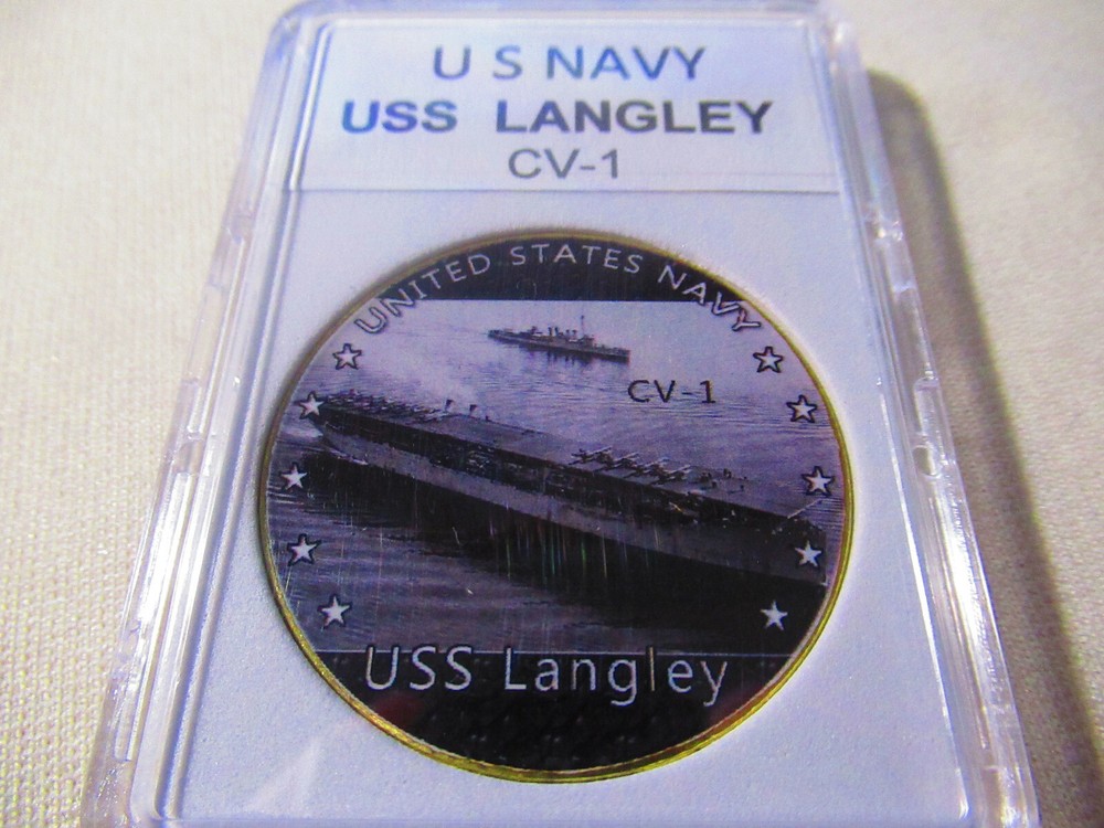 US NAVY - USS Langley (CV-1) Challenge Coin