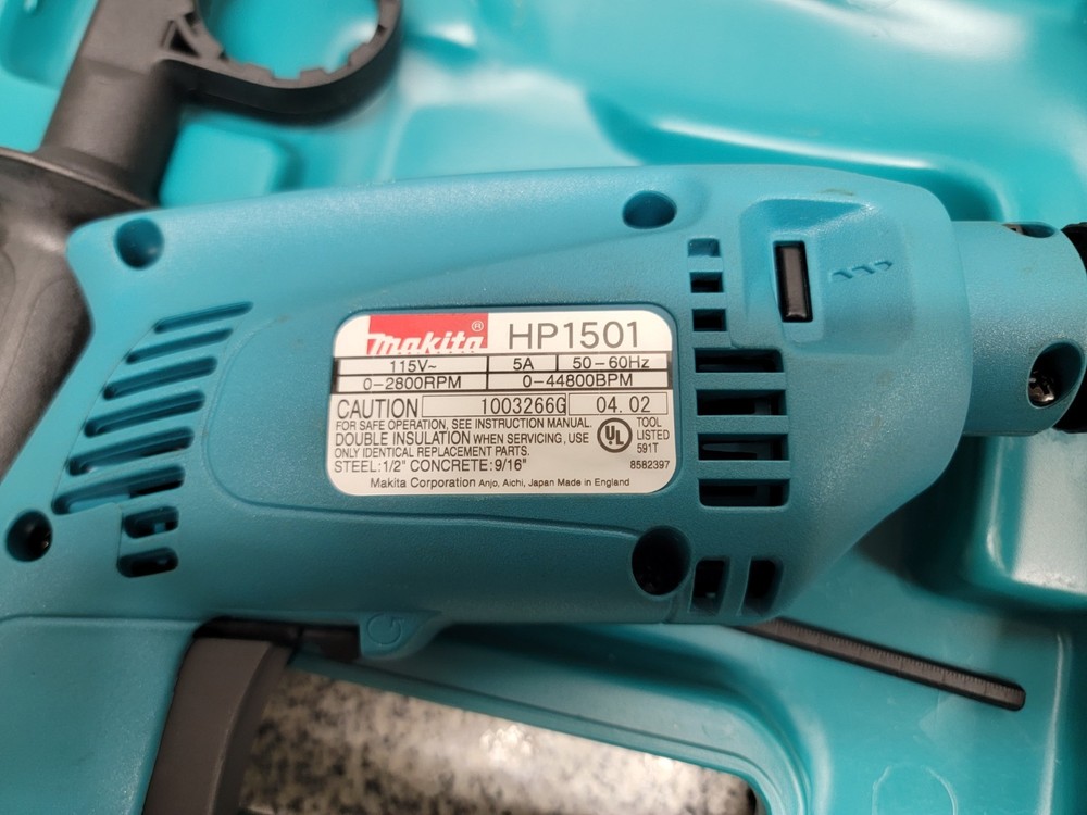 Makita HP1501 9/16" Corded Variable 2-Speed Hammer Drill
