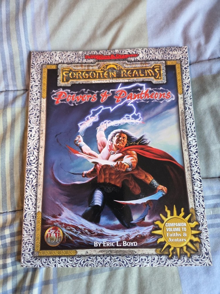 Powers & Pantheons Forgotten Realms Advanced Dungeons Dragons 1997 TSR 9563