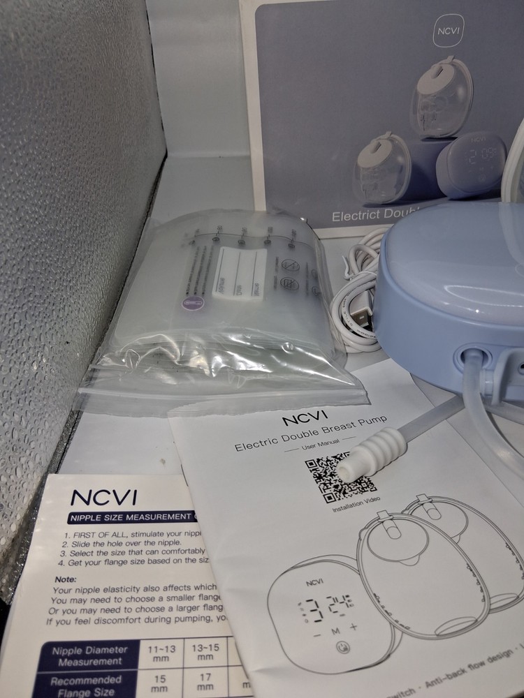 NCVI Double Wearable Breast Pump OPEN BOX