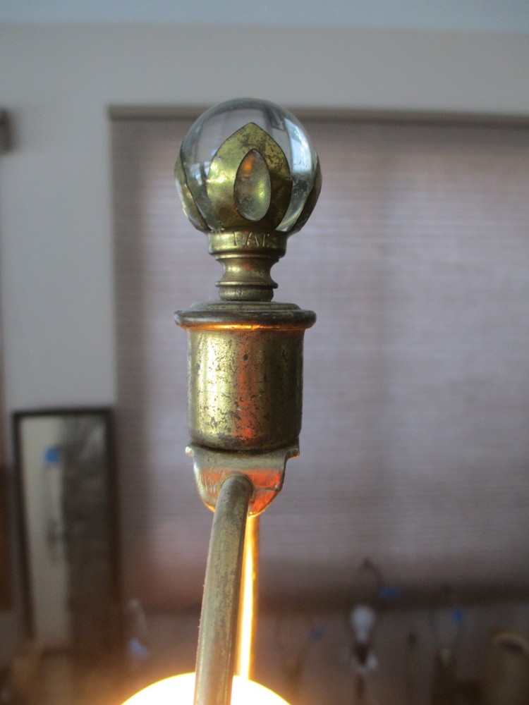 Hollywood Regency Gold Gilt Wheat Sheaf Table Lamp Light