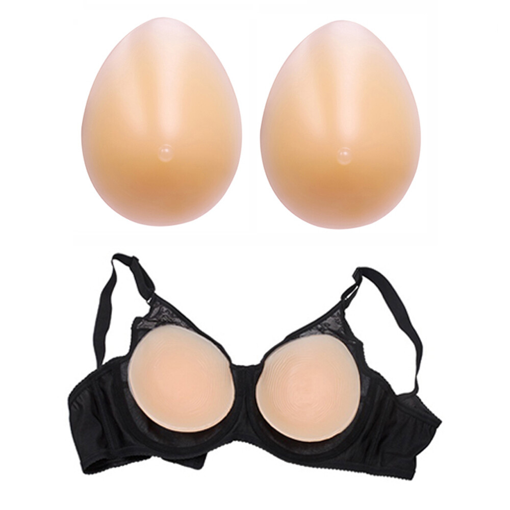 Silicone Breast Forms Mastectomy Insert Pad Bra Enhancer Prosthesis 1Piece