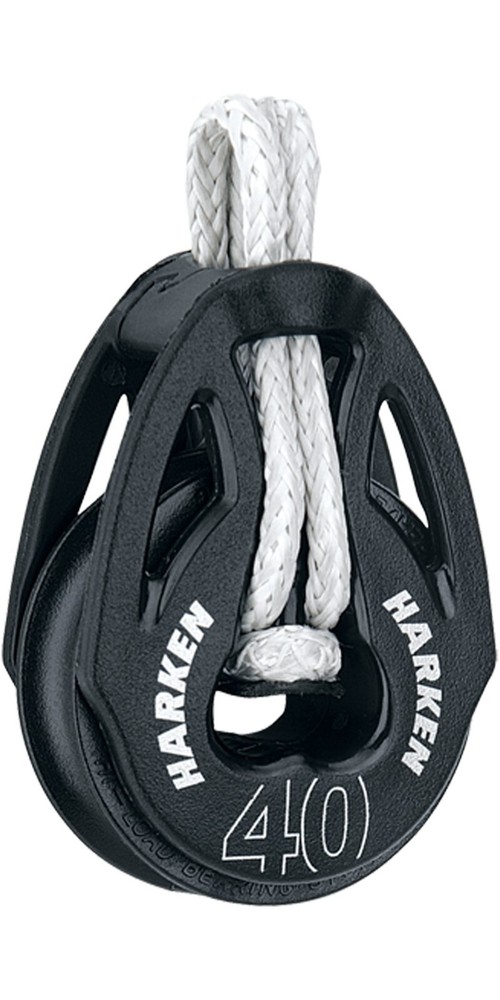 Harken 2148 T2™ Loop Soft-Attach Block, 40mm Composite Sheave, Max 10mm Rope