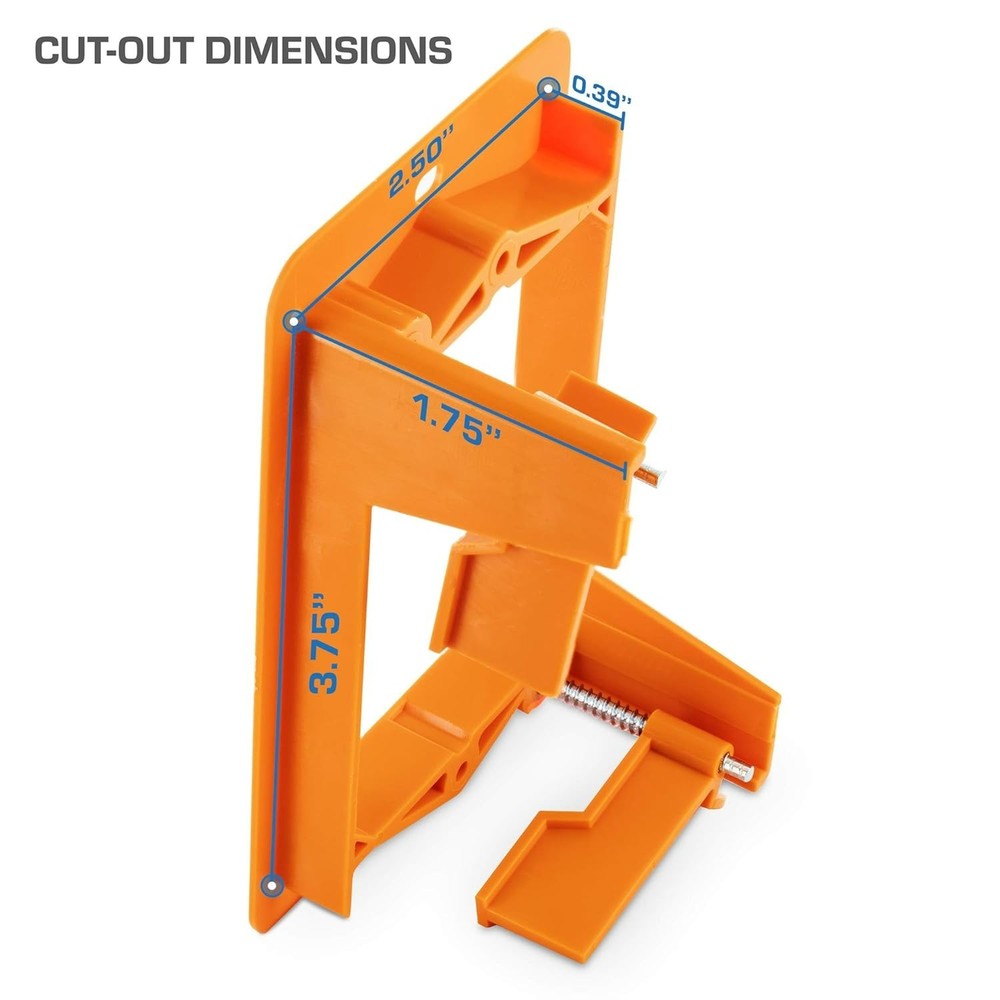 Low Voltage Mounting Bracket 1 Gang Multipurpose Drywall Mounting Wall Plate ...