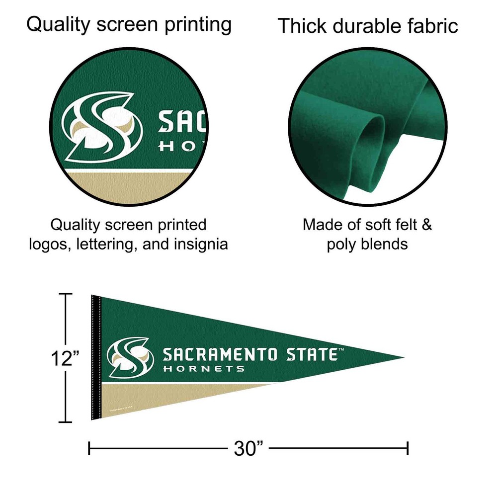 Sacramento State 12x30 Felt Pennant