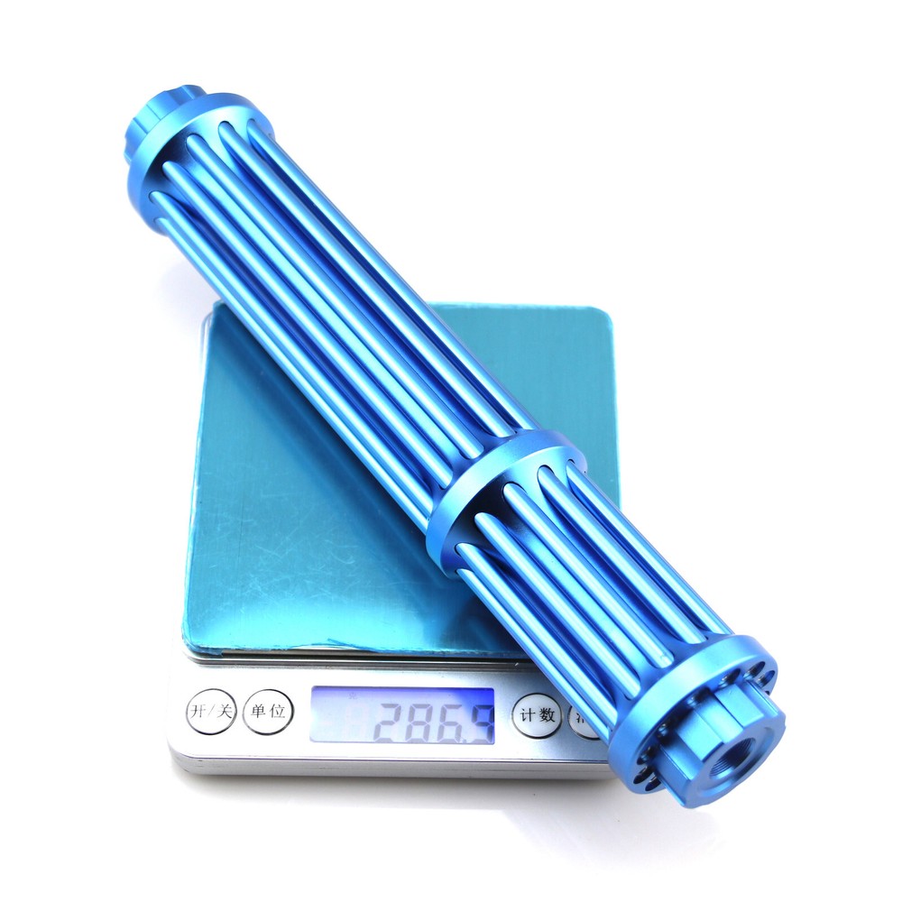 Blue Laser Pointer Adjustable Focus 450nm-5000 Visible Beam Dot Laser +Case