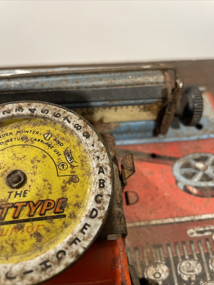 Mettype Tin Plate Typewriter