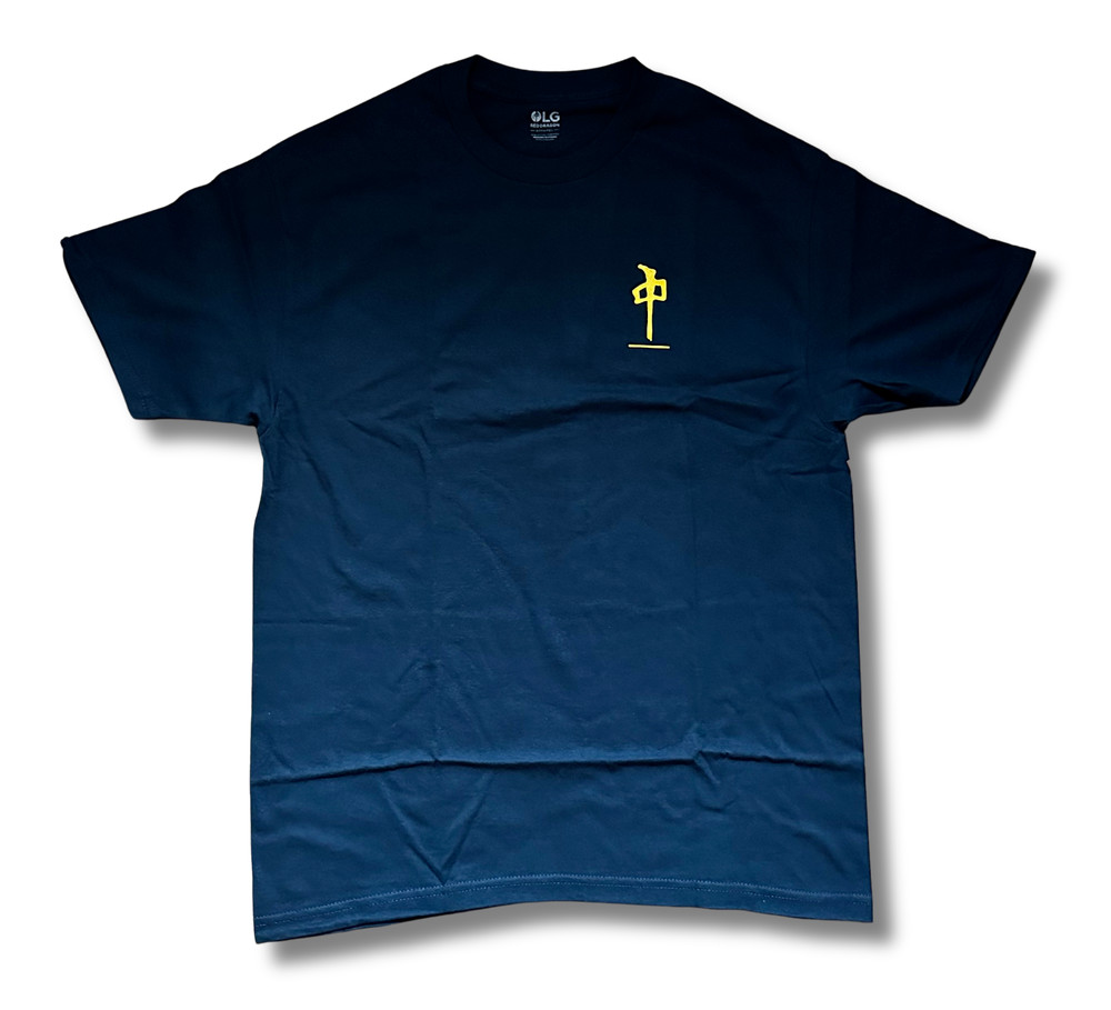 RDS Red Dragon Apparel Chung Underscore Logo T-Shirt Navy
