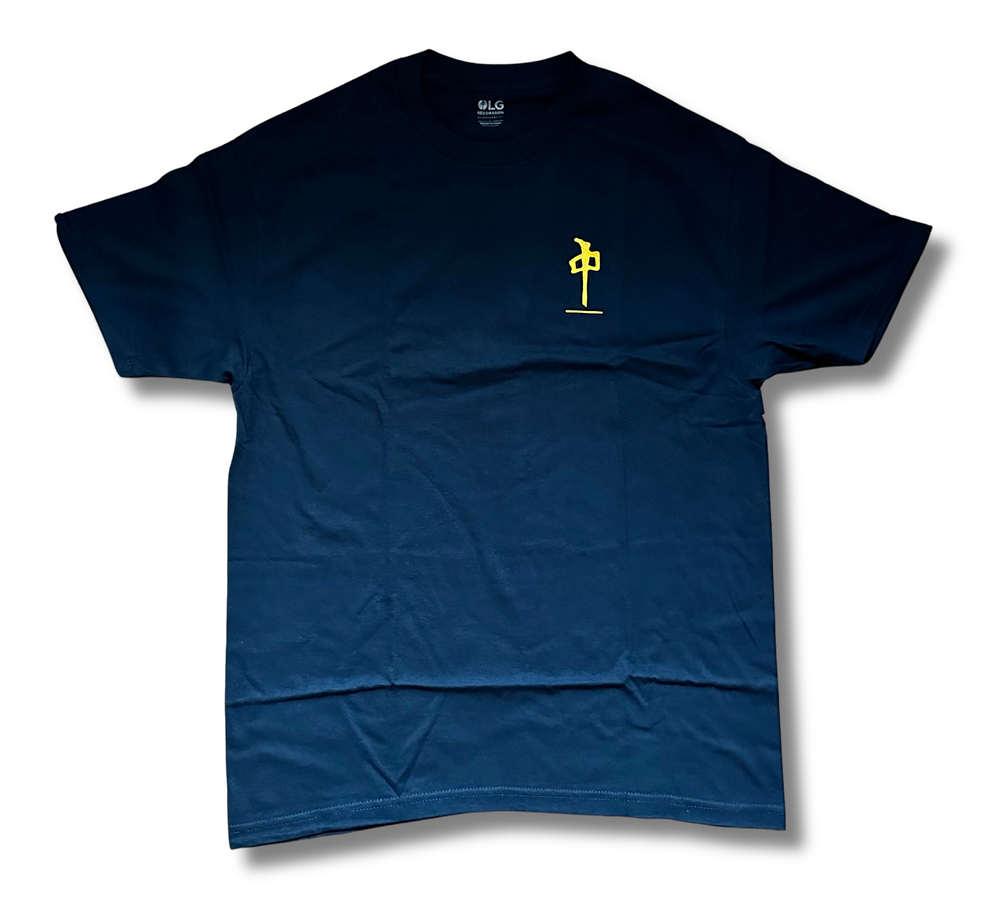 RDS Red Dragon Apparel Chung Underscore Logo T-Shirt Navy
