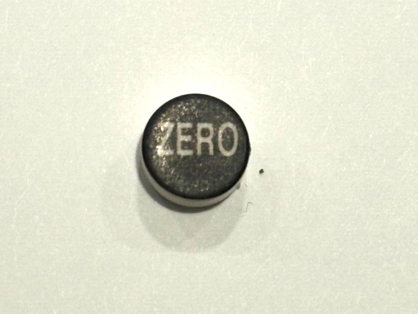 Bar Gun Soda Gun Push Button Flavor Tab Replacement Cap, "ZERO"
