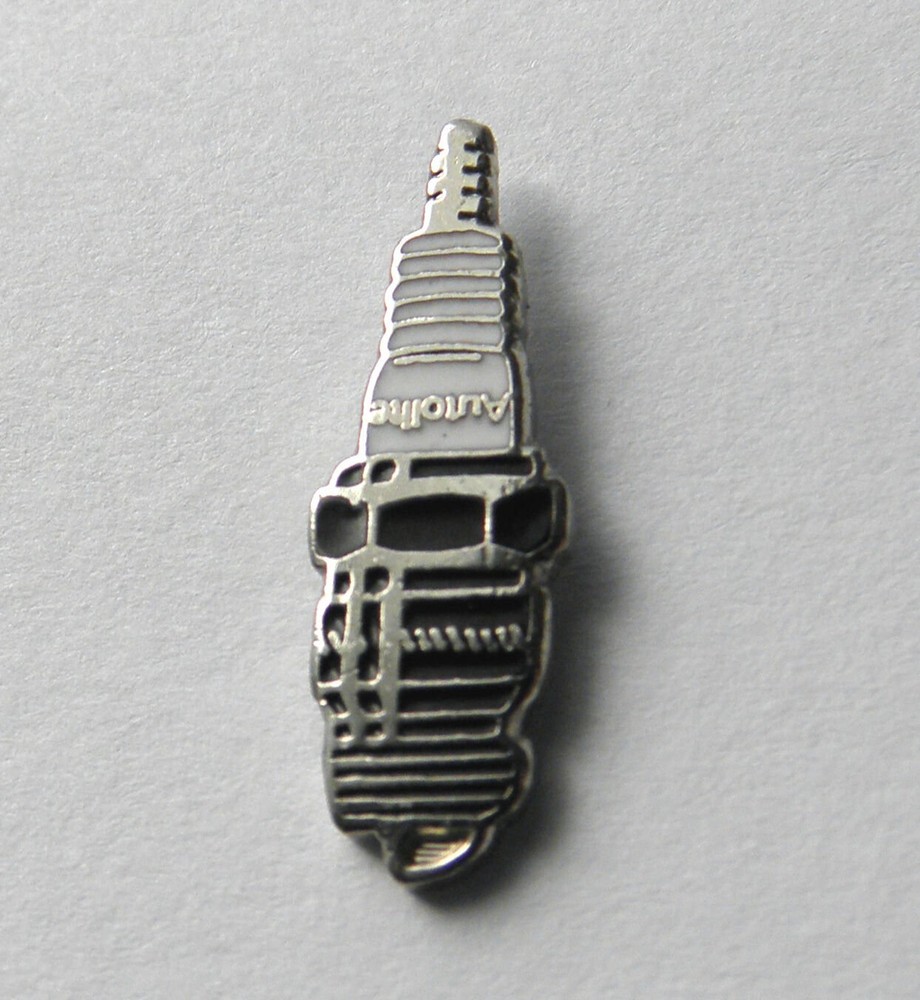 Autolite Spark Plug Lapel Pin just under 1/2 an inch