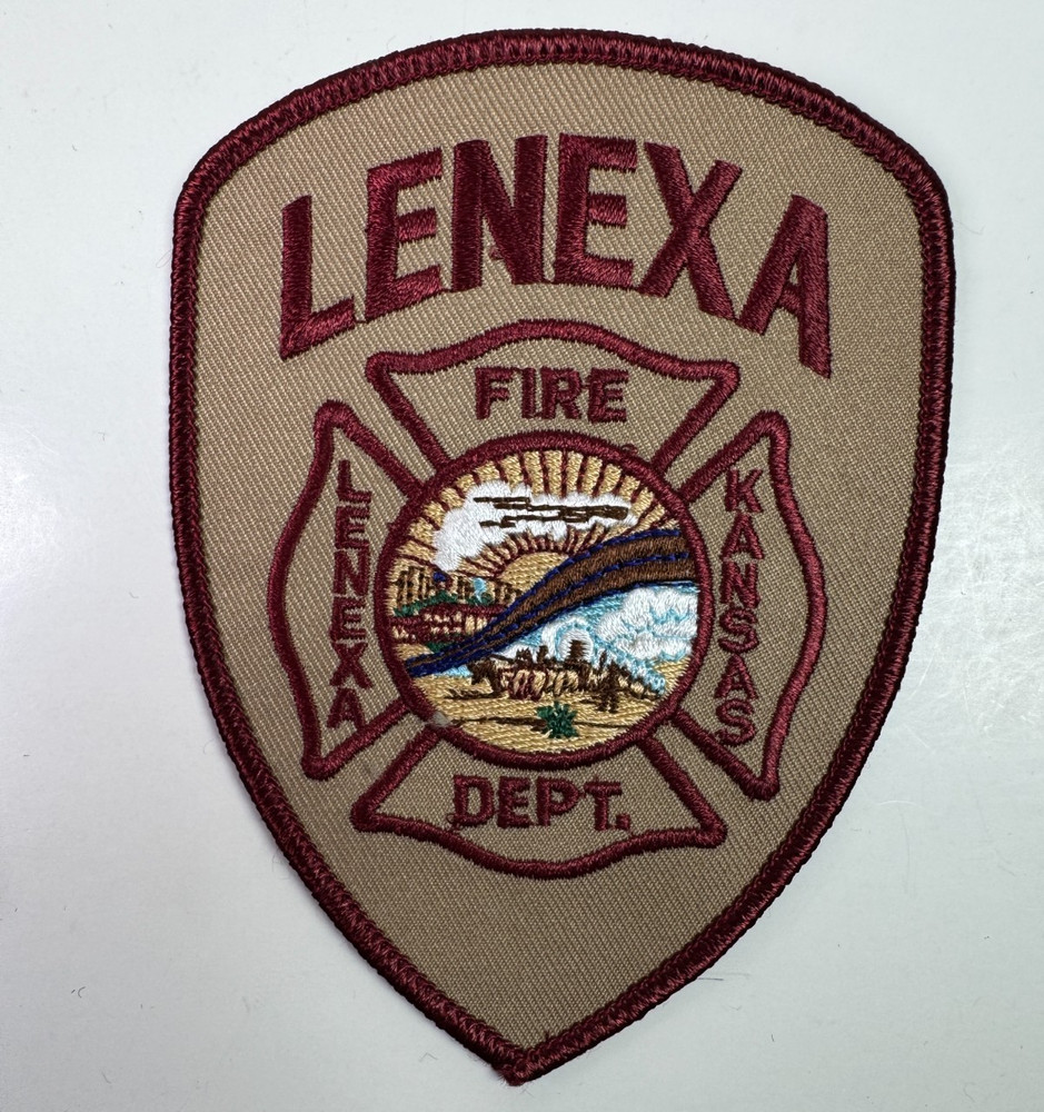Lenexa Fire Kansas KS Patch D4