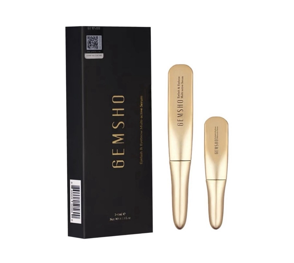 Gemsho Eyelash & Eyebrow Multi-active Serum 3ml+1ml