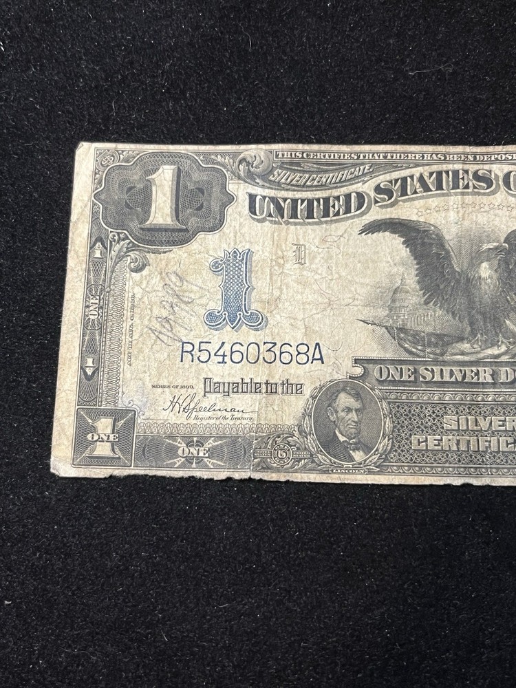 1899 black eagle silver certificate