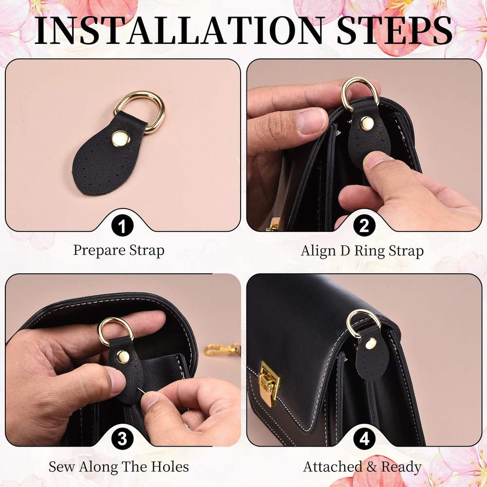 8 Hooks for Strap Bag Materials Bag, Shoulder Strap, Blue