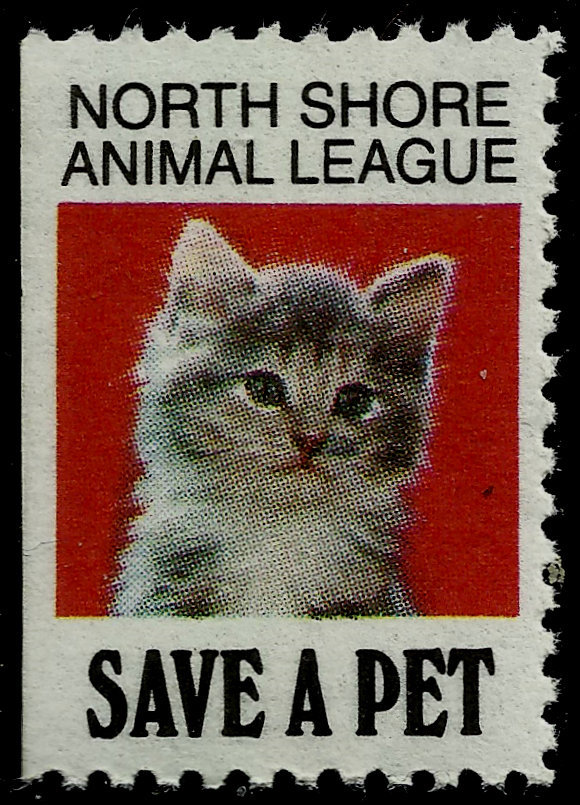 NORTH SHORE ANIMAL LEAGUE, KITTY, MNH, VERY NICE CINDERELLA