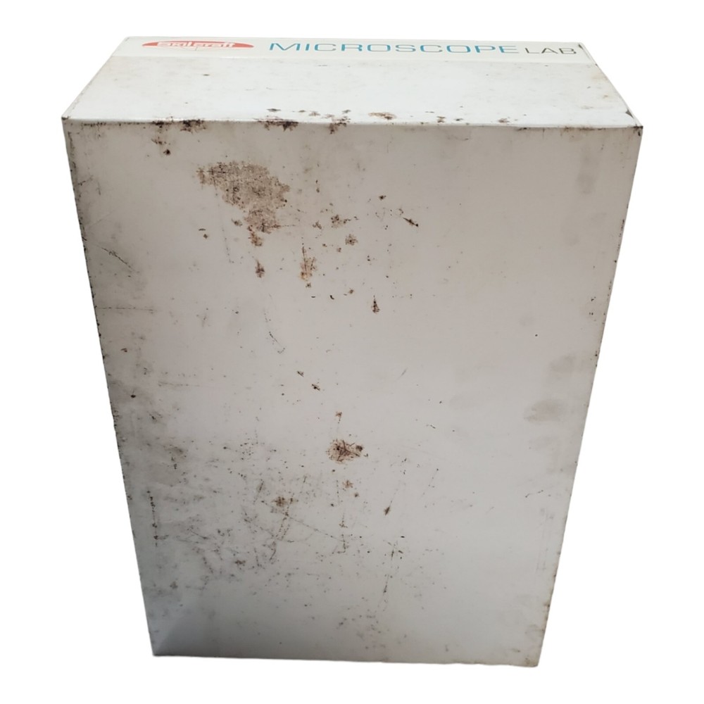 Vintage SKILCRAFT MICROSCOPE LAB set Meta Case 450 power