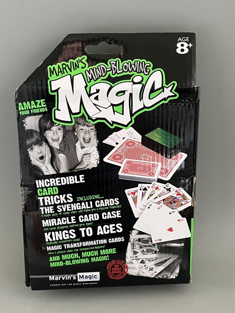 MARVIN'S MIND-BLOWING MAGIC 30 INCREDIBLE CARD TRICKS. NEW.