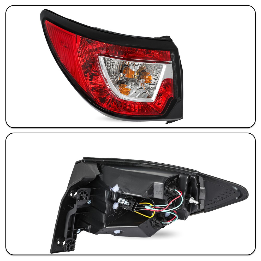 Tail Light For 2013-2017 Chevy Traverse Left Driver Side Outer w/ Bulbs