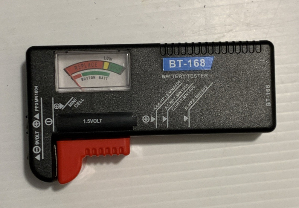Battery Tester Checker, Universal Battery Checker Model BT-168for AA AAA.