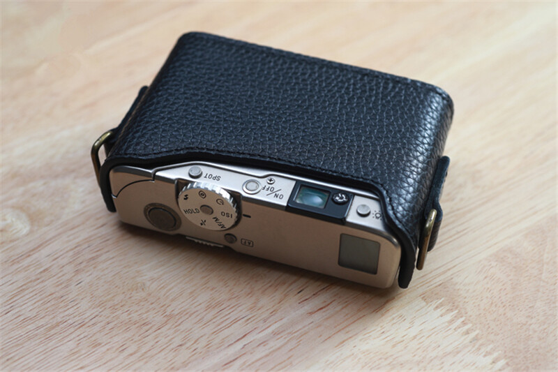 Funper Handmade Minolta TC-1 Camera Half Case Genuine Leather Protective Cover