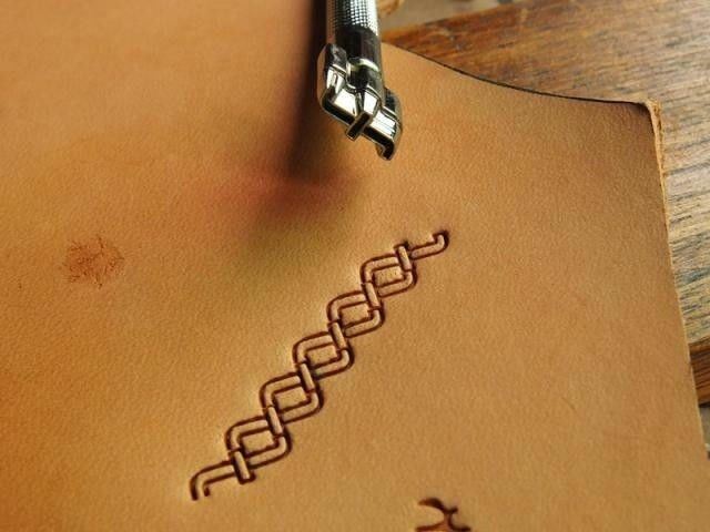 Stainless Steel leather craft Geometric Decorative pattern