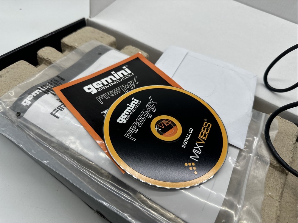 Gemini Firstmix Digital USB DJ Controller For PC for Microsoft & Apple w/ Disc