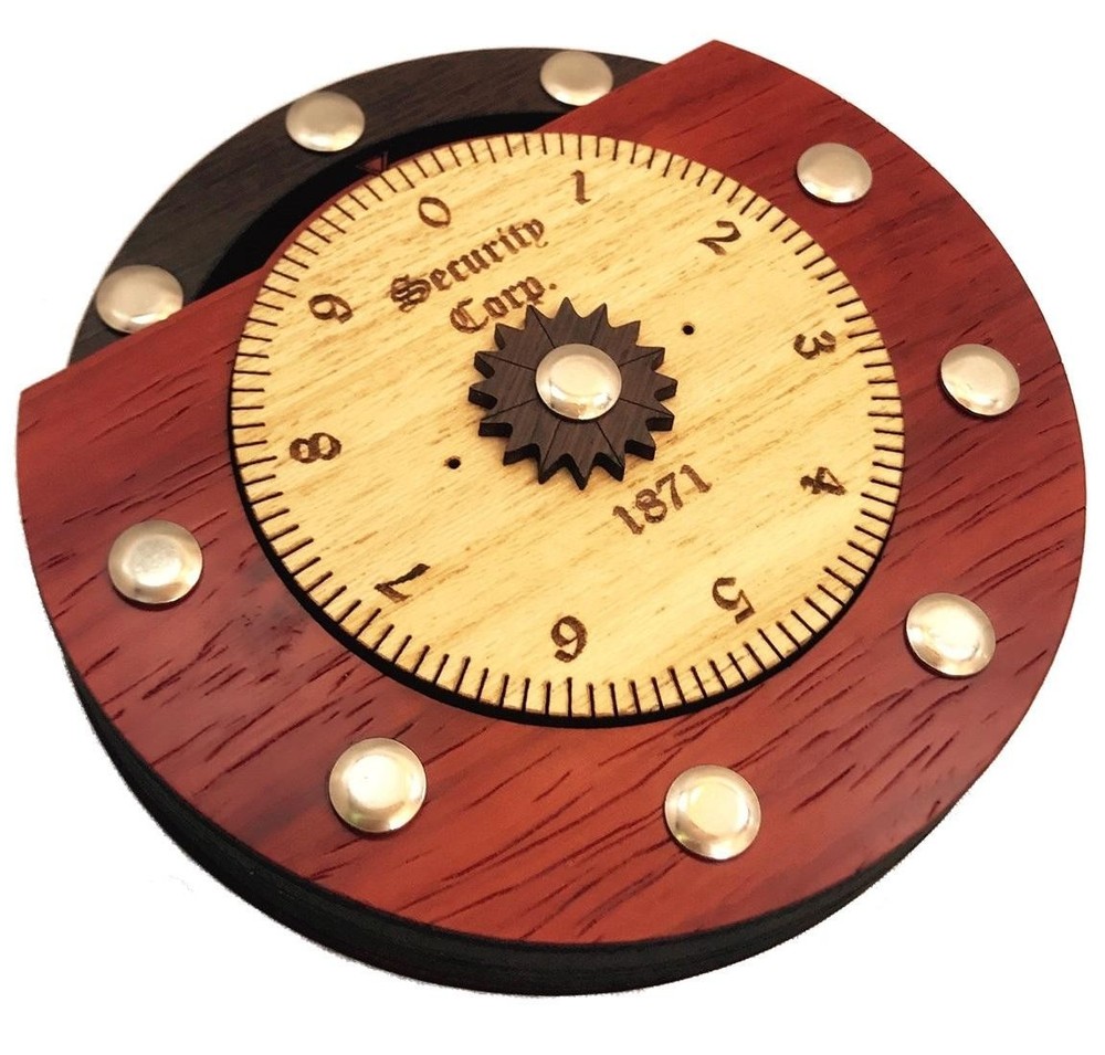 Lock 64 - Wooden Brain Teaser Puzzle