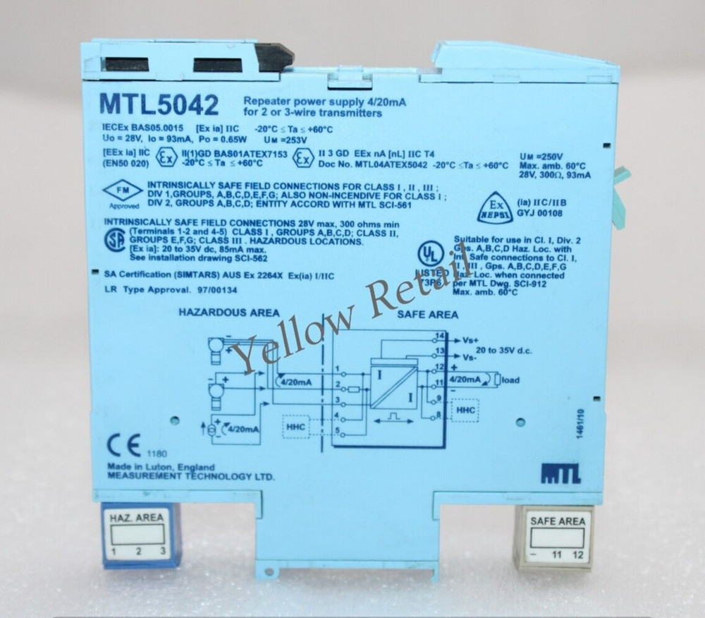 MTL MTL5042 SHUNT-DIODE SAFTY BARRIER