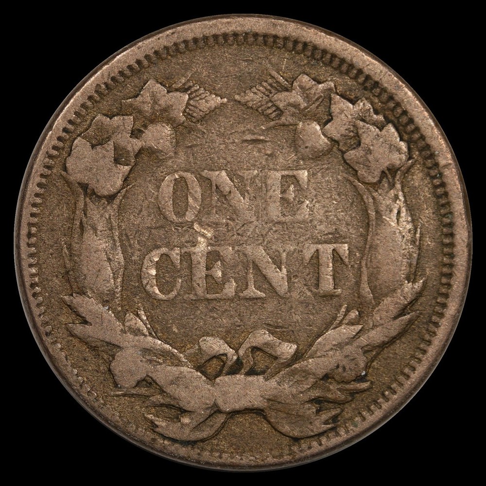 1858 1C Flying Eagle Cent Circulated Coin