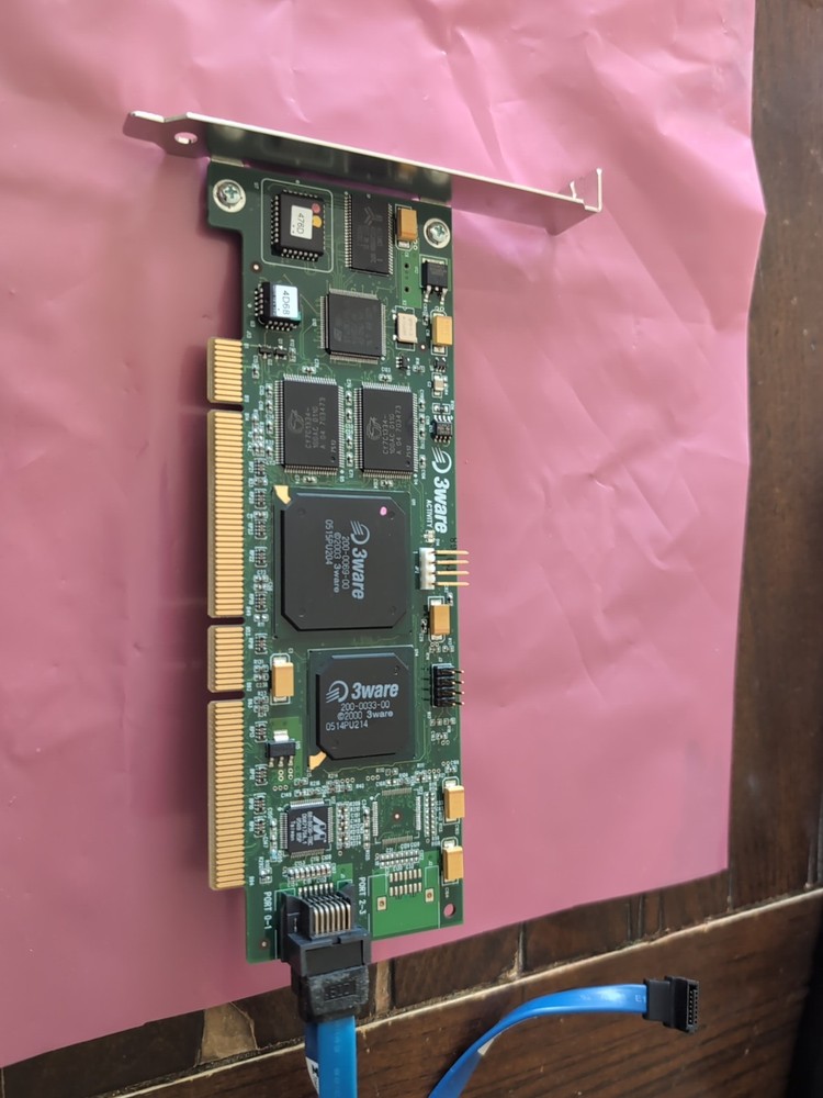 3WARE ACTIVITY 2 PORT SATA RAID  CONTROLLER PCI-X 476D  Escalade 8006-2LP