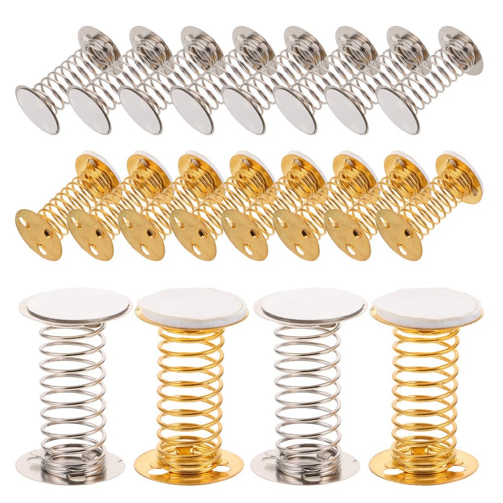 20 Pcs Small Spring Action Figure Display Stand Car Dashboard Base