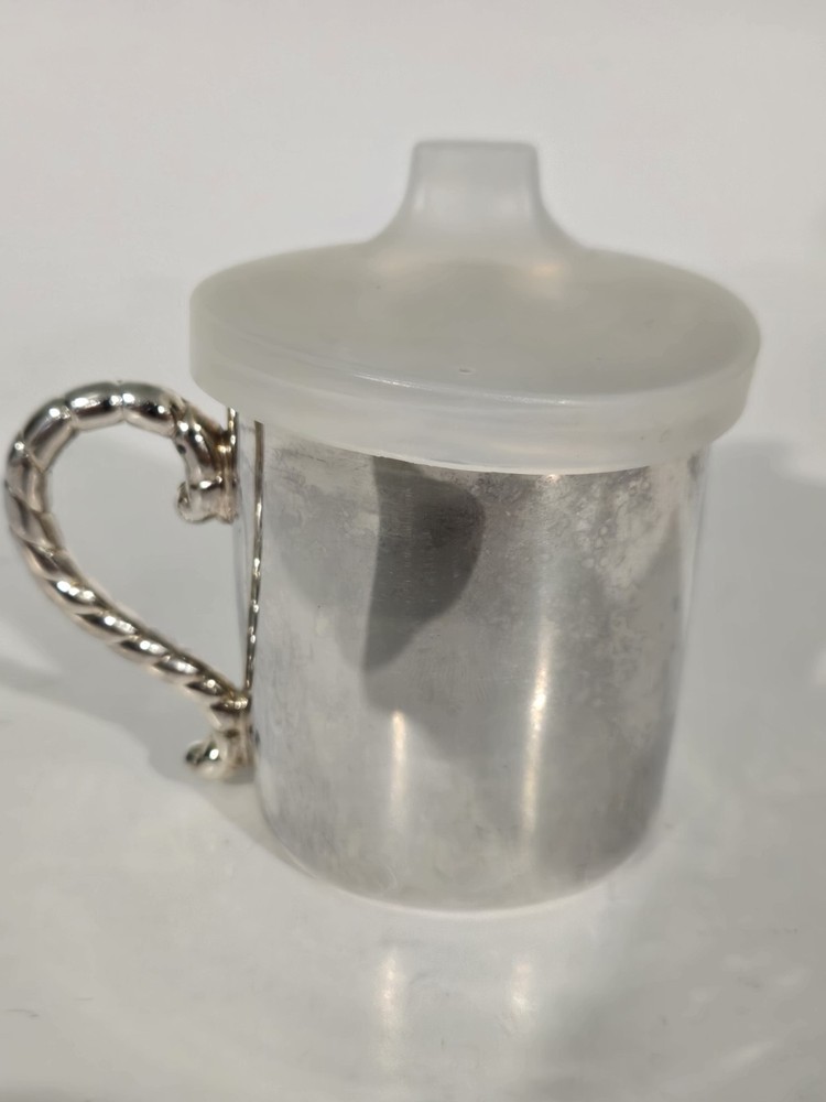 Gorham Electroplated Silver Baby Cup Noah's Ark