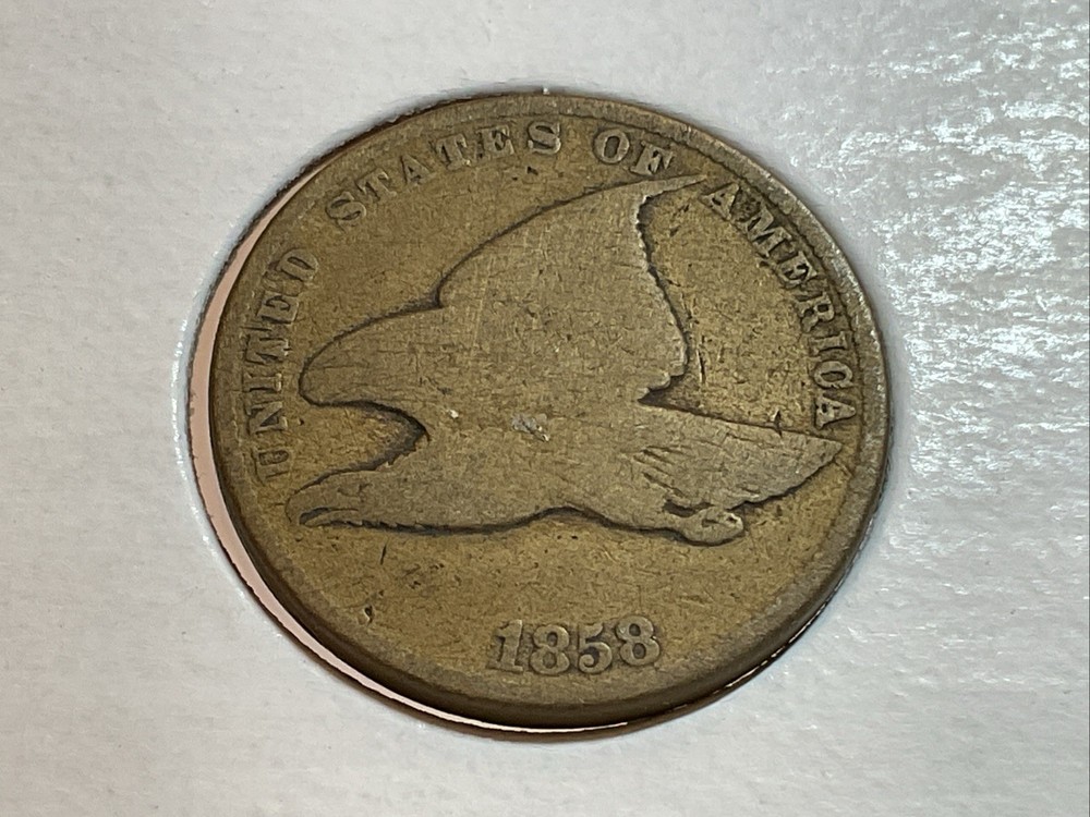 1858 small letters Flying Eagle Cent