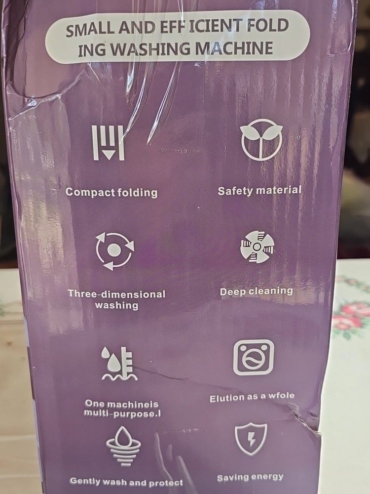 Folding Portable Mini Washing Machine Multi-function 12V 11L 9 L Capacity New