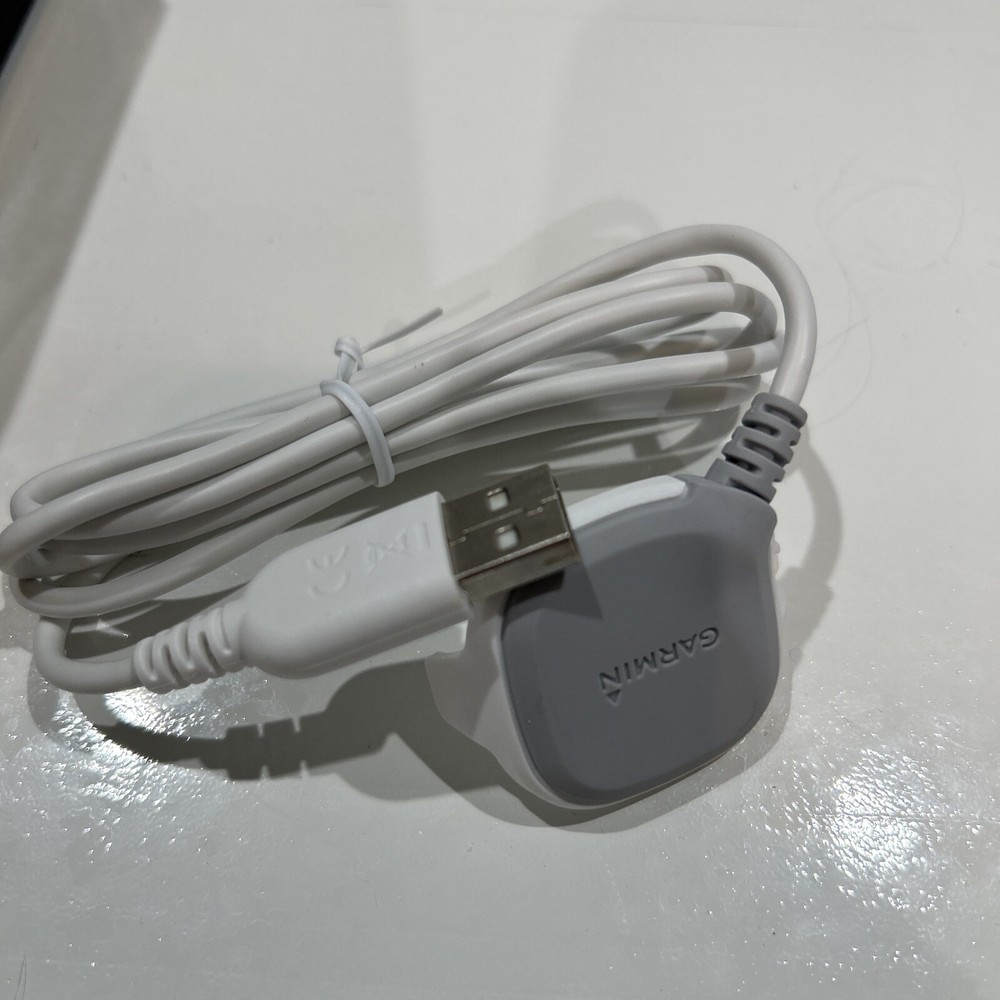 Garmin Forerunner FR10 FR15 010-11029-05 USB Charging Data Clip White