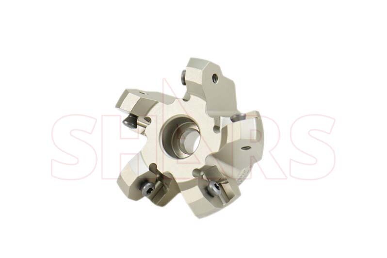 2.5" 45° Indexable Face Mill W/Certificate + 5 ONHU Inserts R[