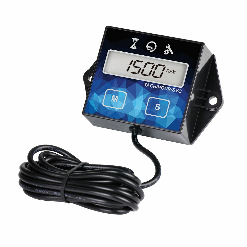 Self Powered Engine Digital Hour/Tachometer ZTR Lawn Mower Tractor Generator