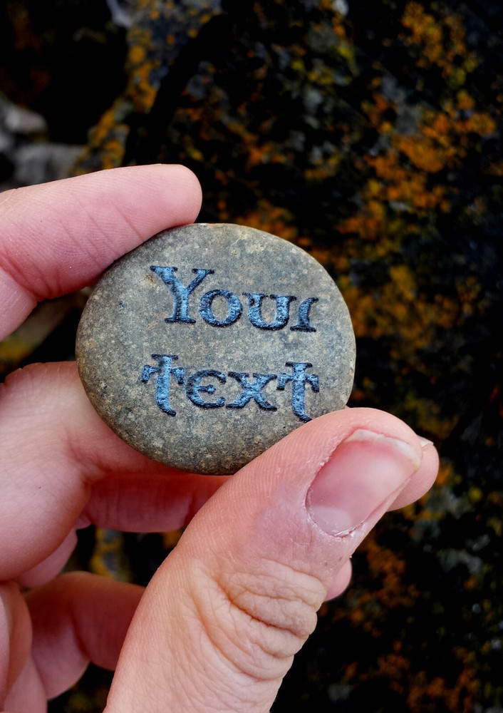 Love Knot Worry Stone : Free Personalization