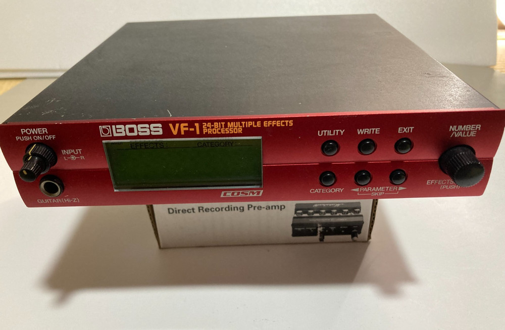 Boss VF-1 VF1 24-Bit Digital Effects Processor Tested Work from Japan