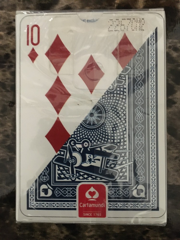 Ace Authentic Playing Cards with Standard Face - Blue Deck - 1 pack