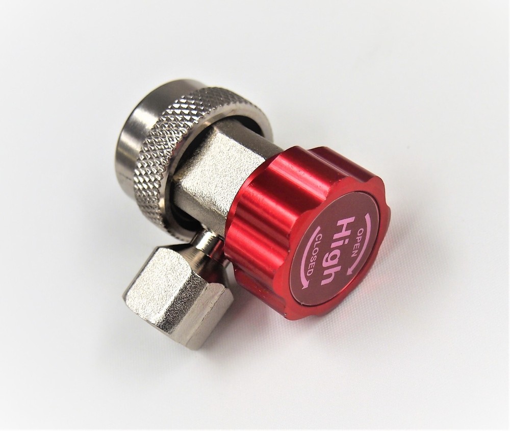 Pair R134a Adjustable Quick Coupler Adapter High Low Side AC HVAC Conversion Kit