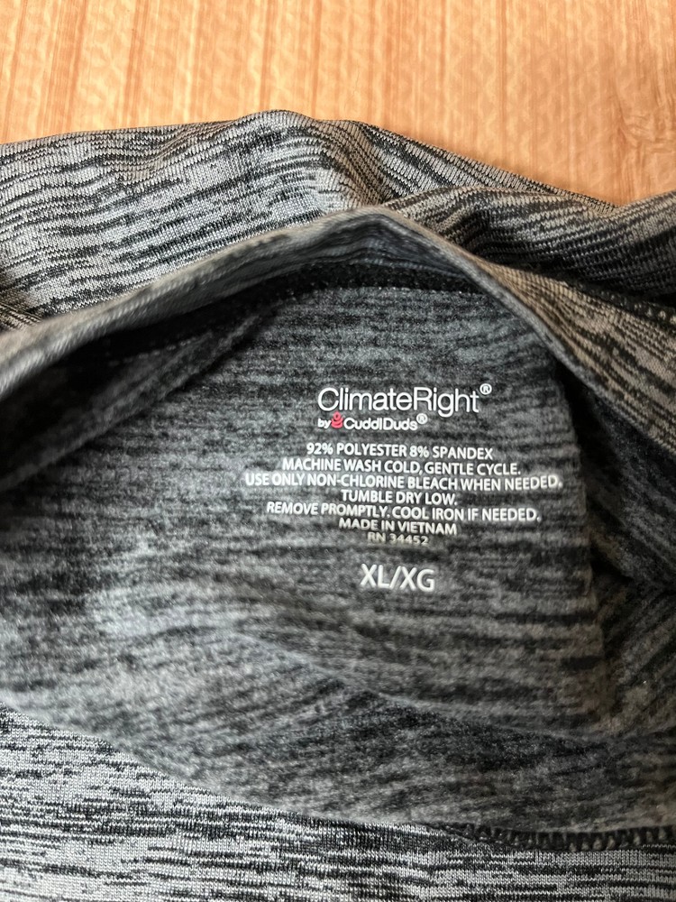 Climate Right XL Soft Undershirt used