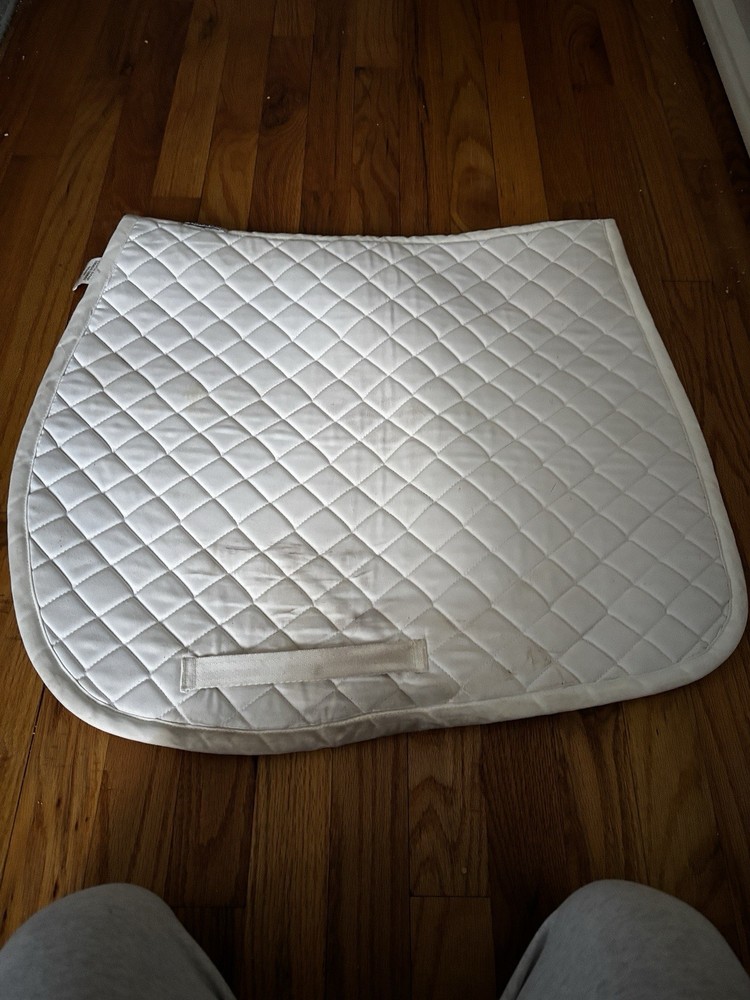 Tuff Rider White Basic Saddle Pad All Purpose Pad
