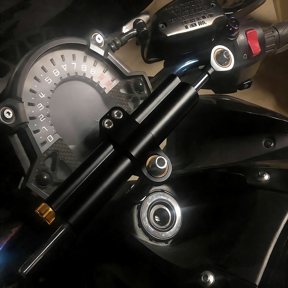 KAMIN Universal Motorcycle Steering Damper Stabilizer Buffer Control Accessory