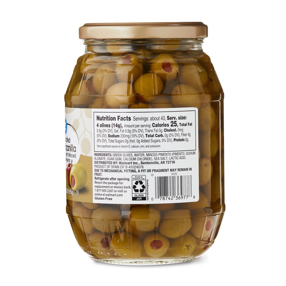 Stuffed Manzanilla Olives Minced Pimento