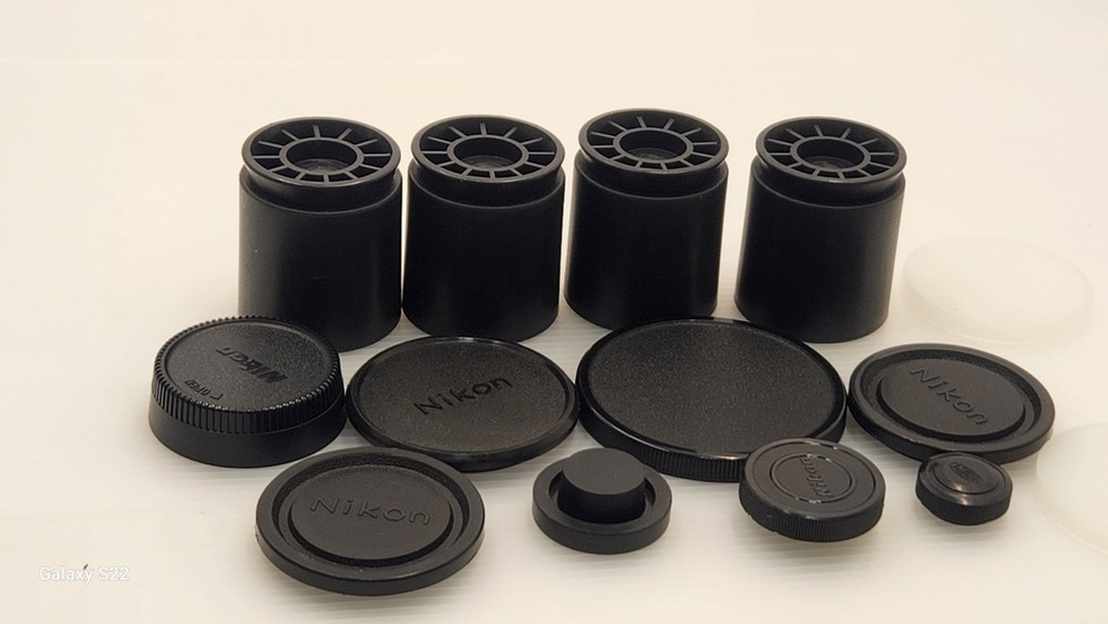 *SET* Nikon Olympus microscope cap ,Parts etc 34715