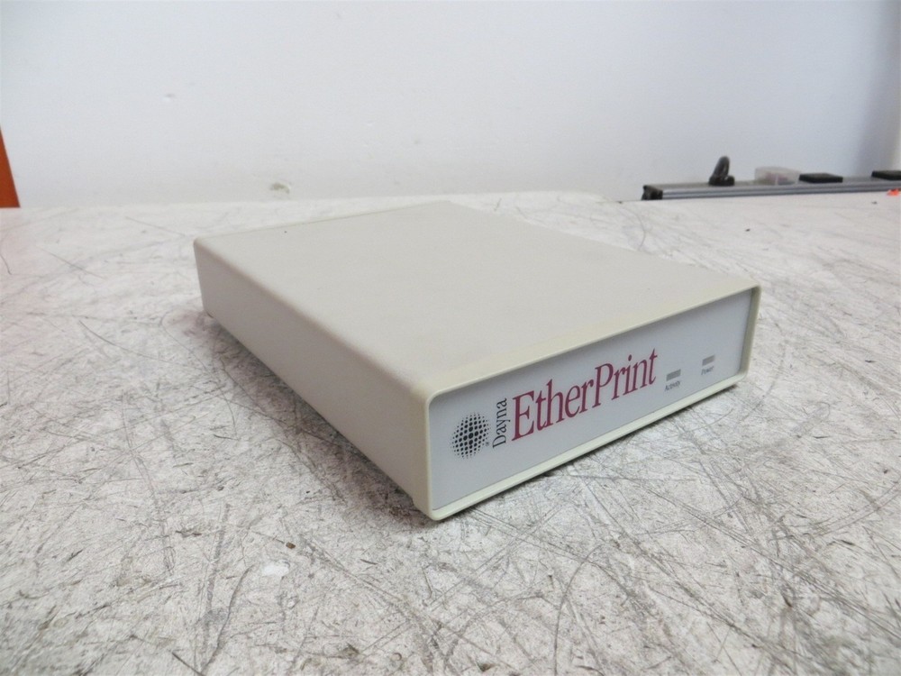 Dayna EtherPrint EP0100 EtherTalk-to-LocalTalk Converter w/ Box & PSU