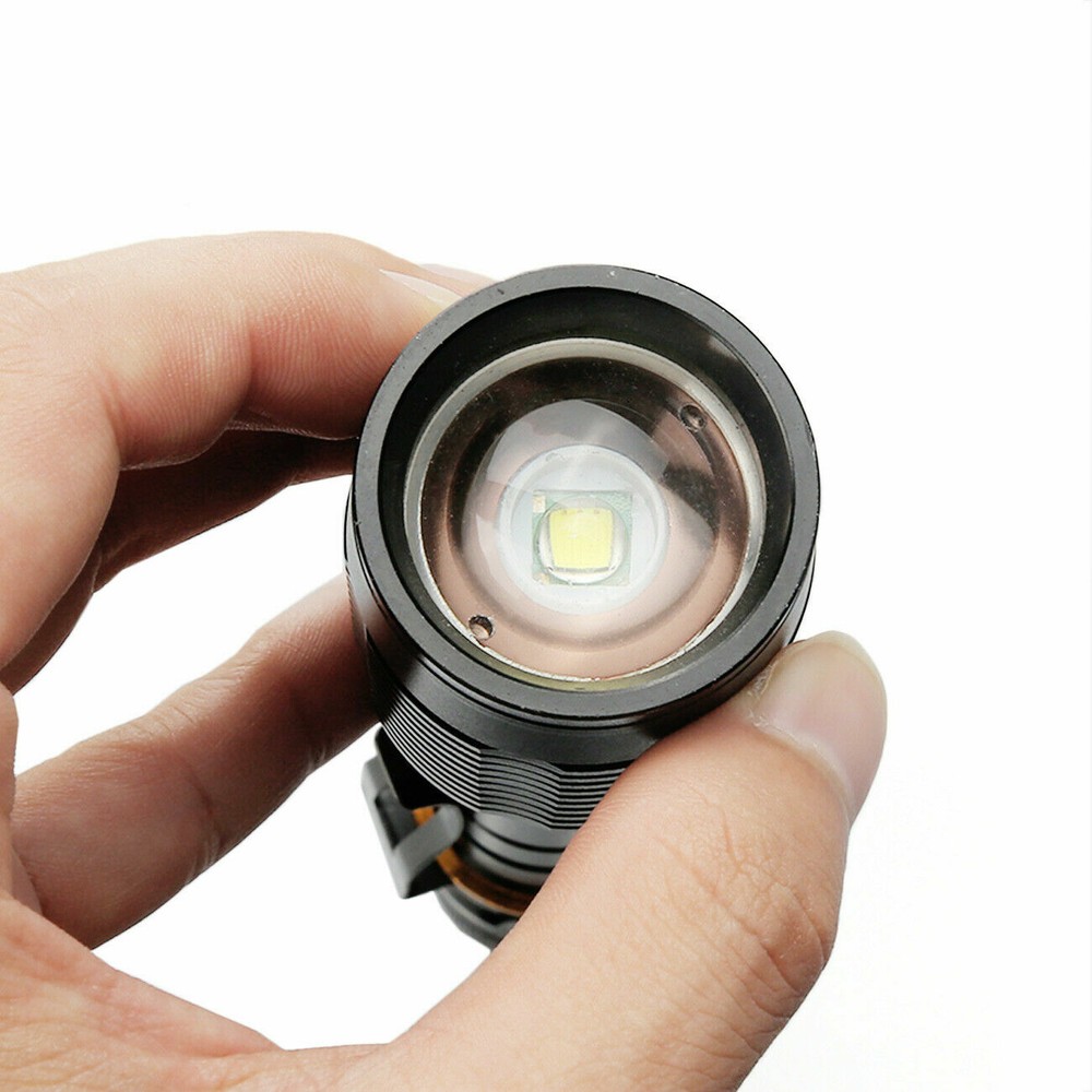 2Pack LED Powered Flashlight For Police Tactical XML 18650 5-Zoom Mode US