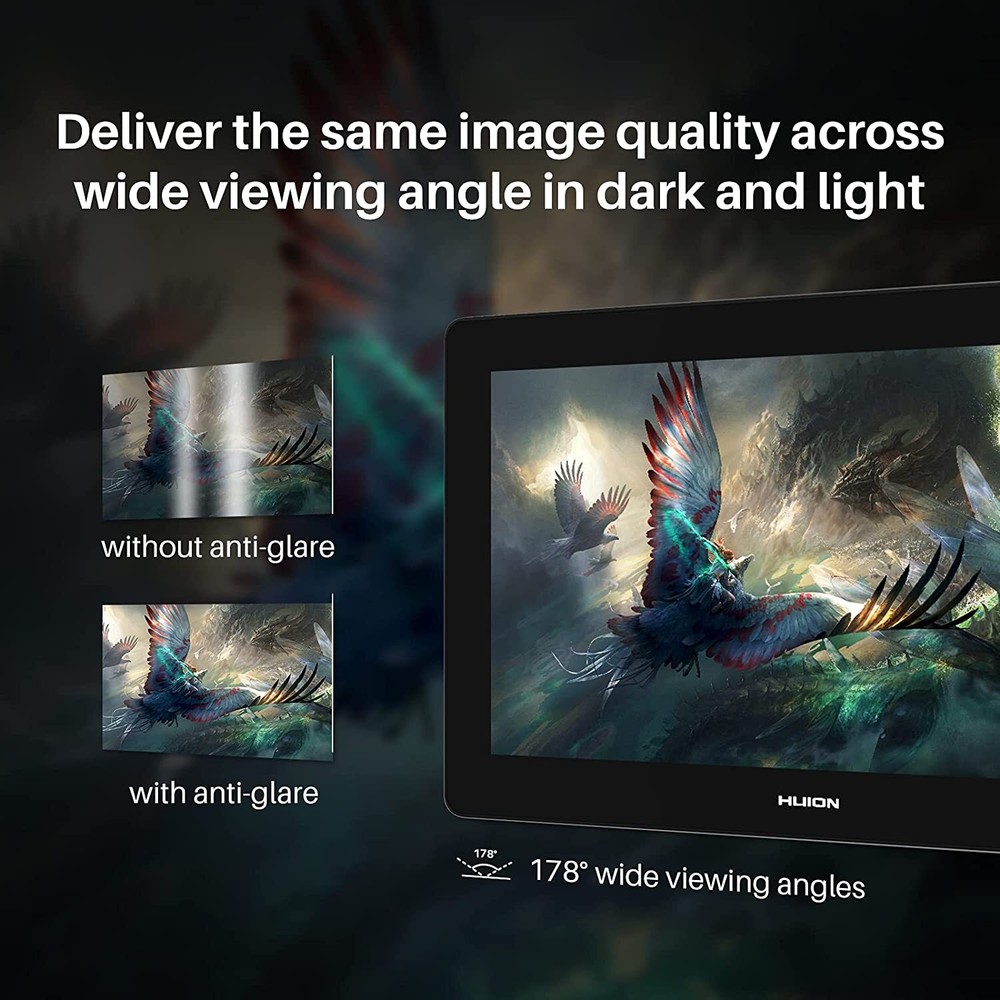 HUION KAMVAS PRO 16 Plus 4K UHD Graphics Drawing Tablet